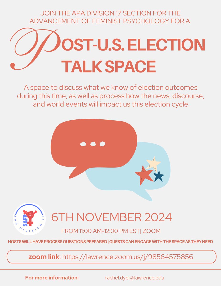 Section For Advancement of Feminist Psychology tweet media