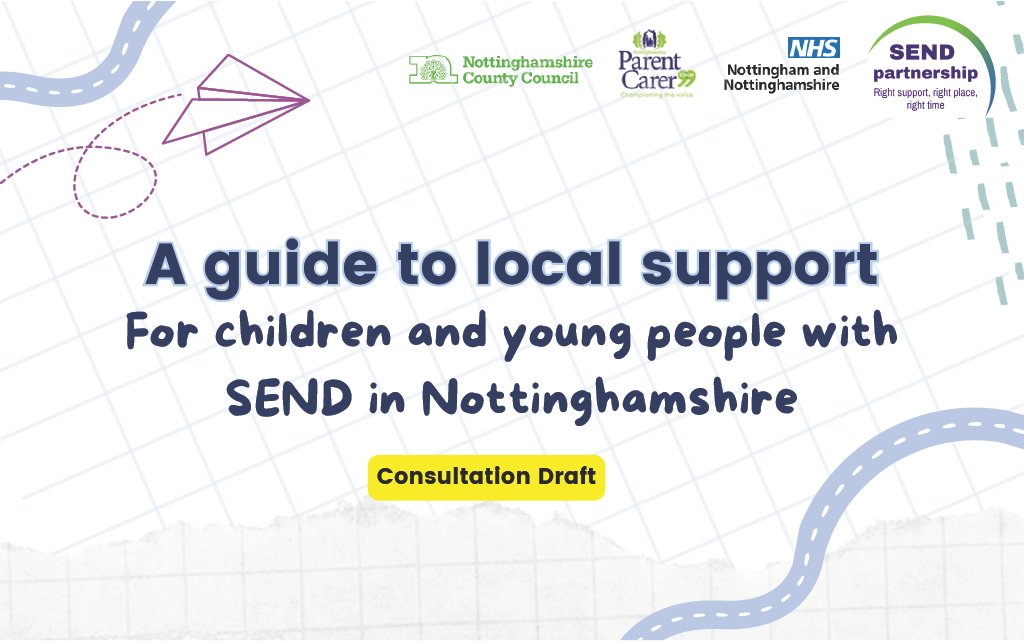 A new interactive guide from Notts Help Yourself aims to help people navigate the local Special Educational Needs and Disabilities (SEND) offer available to children and young people (0-25 years) in #Nottingham and #Nottinghamshire.

Access the guide at &gt; bit.ly/3Yyfm1W
