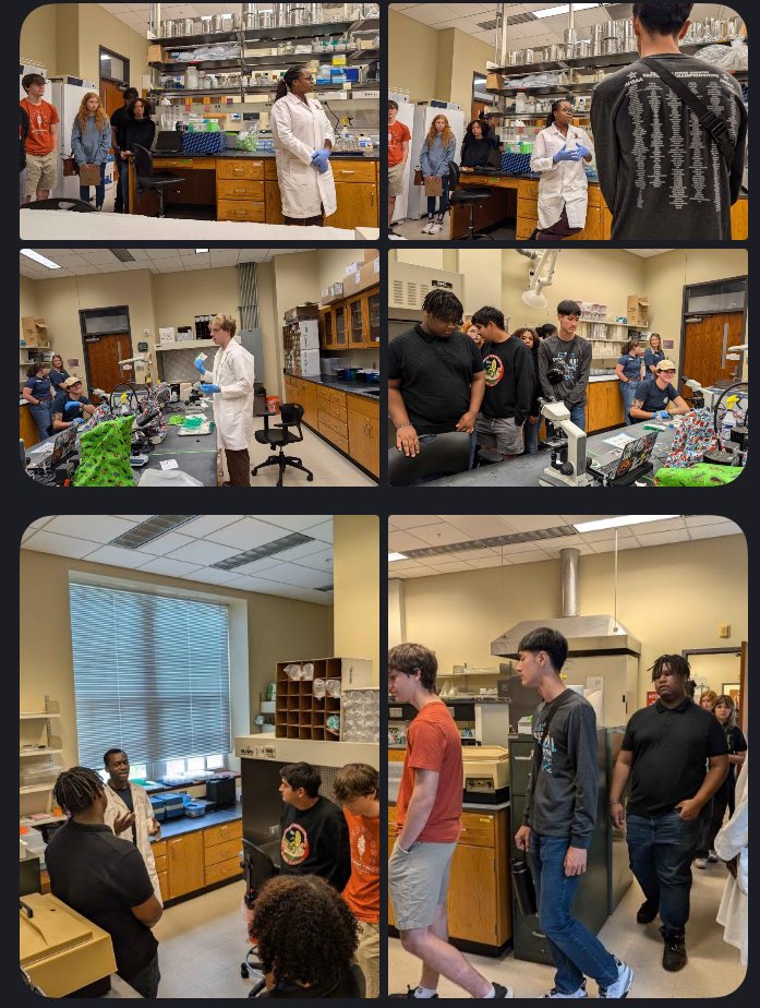 We had a lot of fun today showing what we do in our lab to students from the Junior High Ag Program at Central Clay High School! Always a great day to share our knowledge to future students🧫🧬🔬🥼
