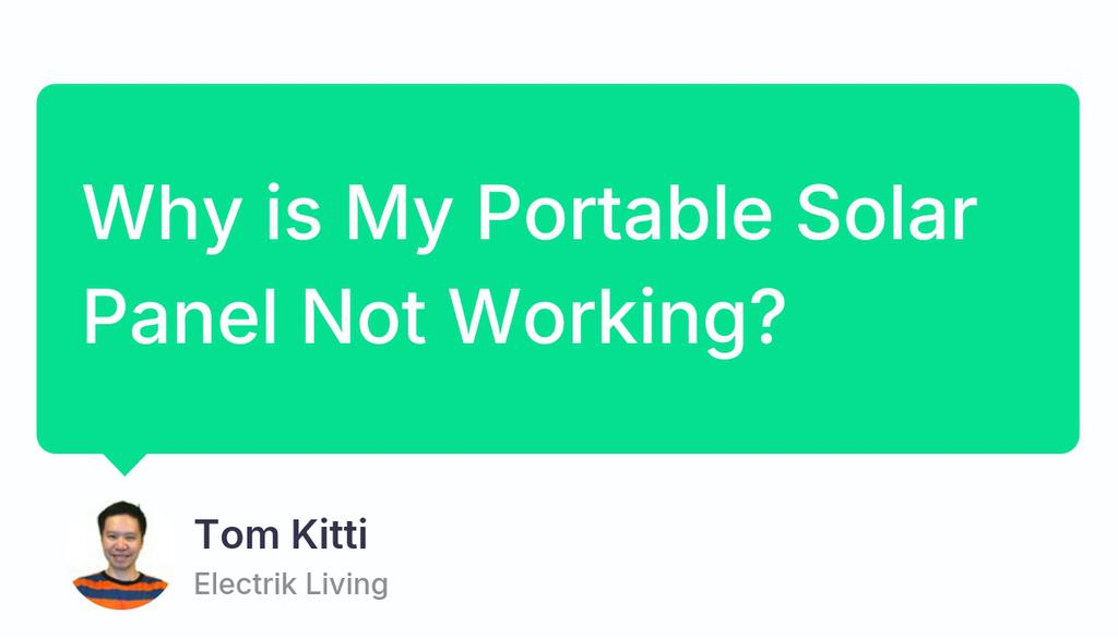 ElectrikLiving's tweet image. Another common issue you may encounter is loose or damaged wiring in your solar setup. Find out how you can fix this.

Read more 👉 lttr.ai/AYZJI

#PortableSolarPanel #CleanEnergy #SustainableLiving