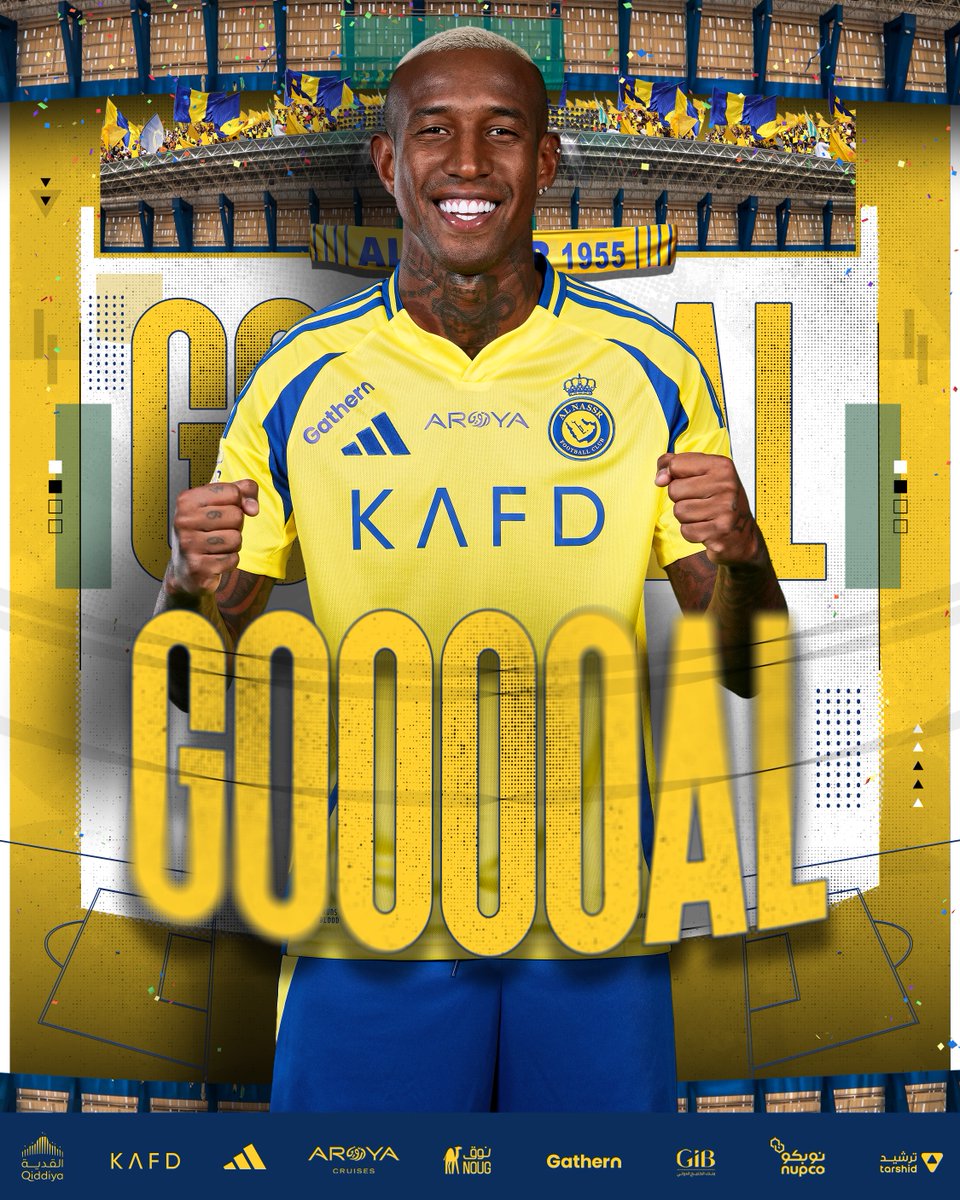 1’ | هـــــدف! 🔥
الهدف الأول للعالمي عن طريق تاليسكــا 🐍
#النصر_الهلال | #AlNassrAlHilal