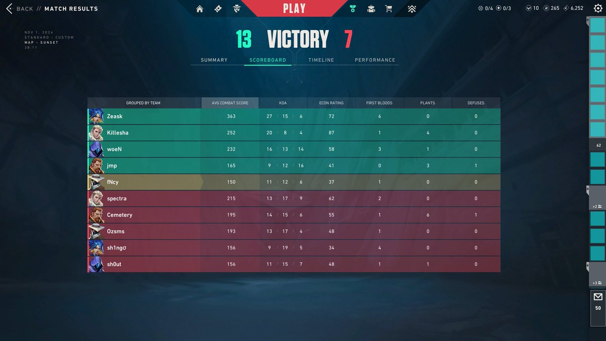 Tırmanış Playoff ilk günü winle kapatıyoruz yarın yarı final vs NoChoice
2-0 vs Ustunlukkuranlar