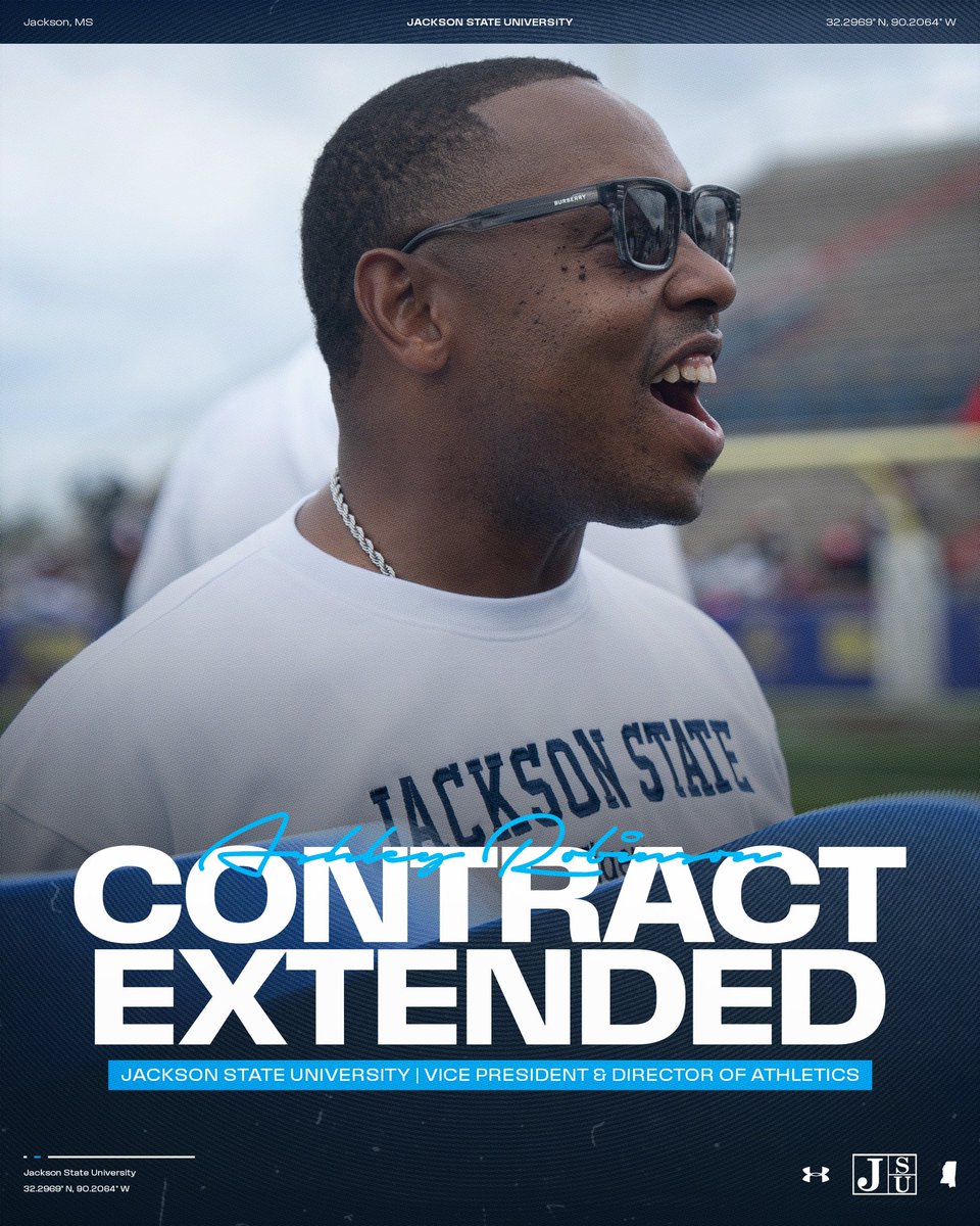 GoJSUTigers's tweet photo. Thee best AD in the country locked in ‼️

#TheeILove | #BleedTheeBlue https://t.co/VsambgFyeh