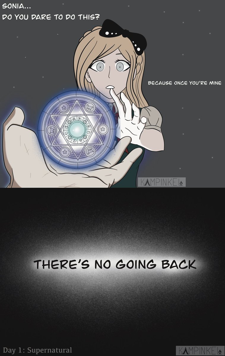 Day 1: Supernatural. Maybe there is something special about Gundham’s cursed arm. 🤔 Lyrics inspired by Dark Horse Tyler Ward acoustic version. #sondam #sondamweek2024 #sonianevermind #gundhamtanaka #danganronpa #danganronpa2