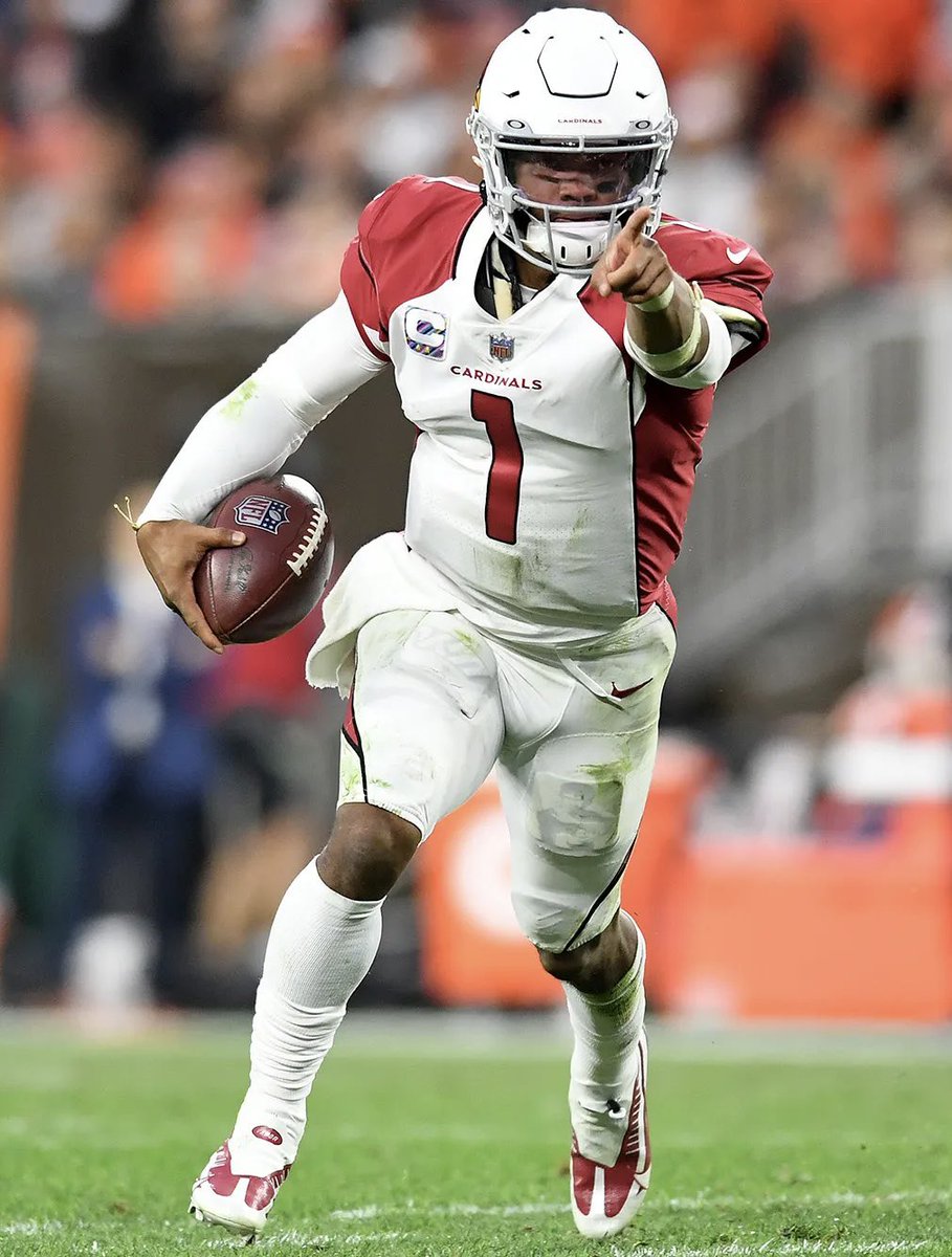 MLFootball (@_mlfootball) on Twitter photo 🚨LEGENDARY: #Cardinals QB Kyler Murray has had 6 straight seasons averaging 200 pass yards per game and 30 rushing YPG, THE LONGEST STREAK IN #NFL HISTORY.
🤯🤯🤯
HISTORY, <a href="/K1/">Kyler Murray</a>
(Via <a href="/doug_clawson/">Doug Clawson</a>) 🚨LEGENDARY: #Cardinals QB Kyler Murray has had 6 straight seasons averaging 200 pass yards per game and 30 rushing YPG, THE LONGEST STREAK IN #NFL HISTORY.
🤯🤯🤯
HISTORY, <a href="/K1/">Kyler Murray</a>
(Via <a href="/doug_clawson/">Doug Clawson</a>)