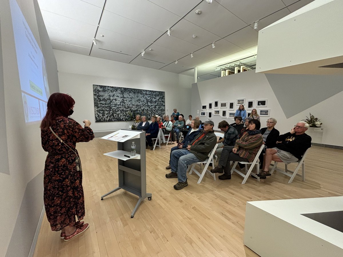 PJ Liesch (@wisconsinbugguy) on Twitter photo At the <a href="/MuseumofWIArt/">Museum of Wisconsin Art</a> today talking about the invasive #EmeraldAshBorer and its impacts as part of a program on Ho-Chunk black ash basketry. MOWA is one of the coolest venues I’ve ever presented at. At the <a href="/MuseumofWIArt/">Museum of Wisconsin Art</a> today talking about the invasive #EmeraldAshBorer and its impacts as part of a program on Ho-Chunk black ash basketry. MOWA is one of the coolest venues I’ve ever presented at.