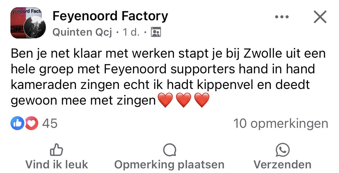 Echt moi als mense liede zingen in treijn 
Houw ik van 😎👍❤️❤️❤️
#kipvel #feyenoordfactory