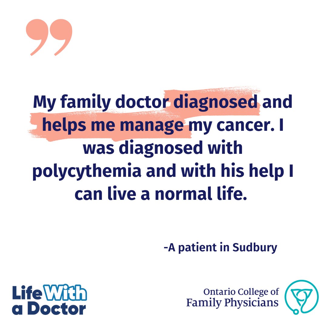 OntarioCollege's tweet photo. Family physicians are often the first person a patient calls when something isn’t right and are always there to guide patients through health challenges. #LifeWthADoctor https://t.co/wf25Q9iG9E