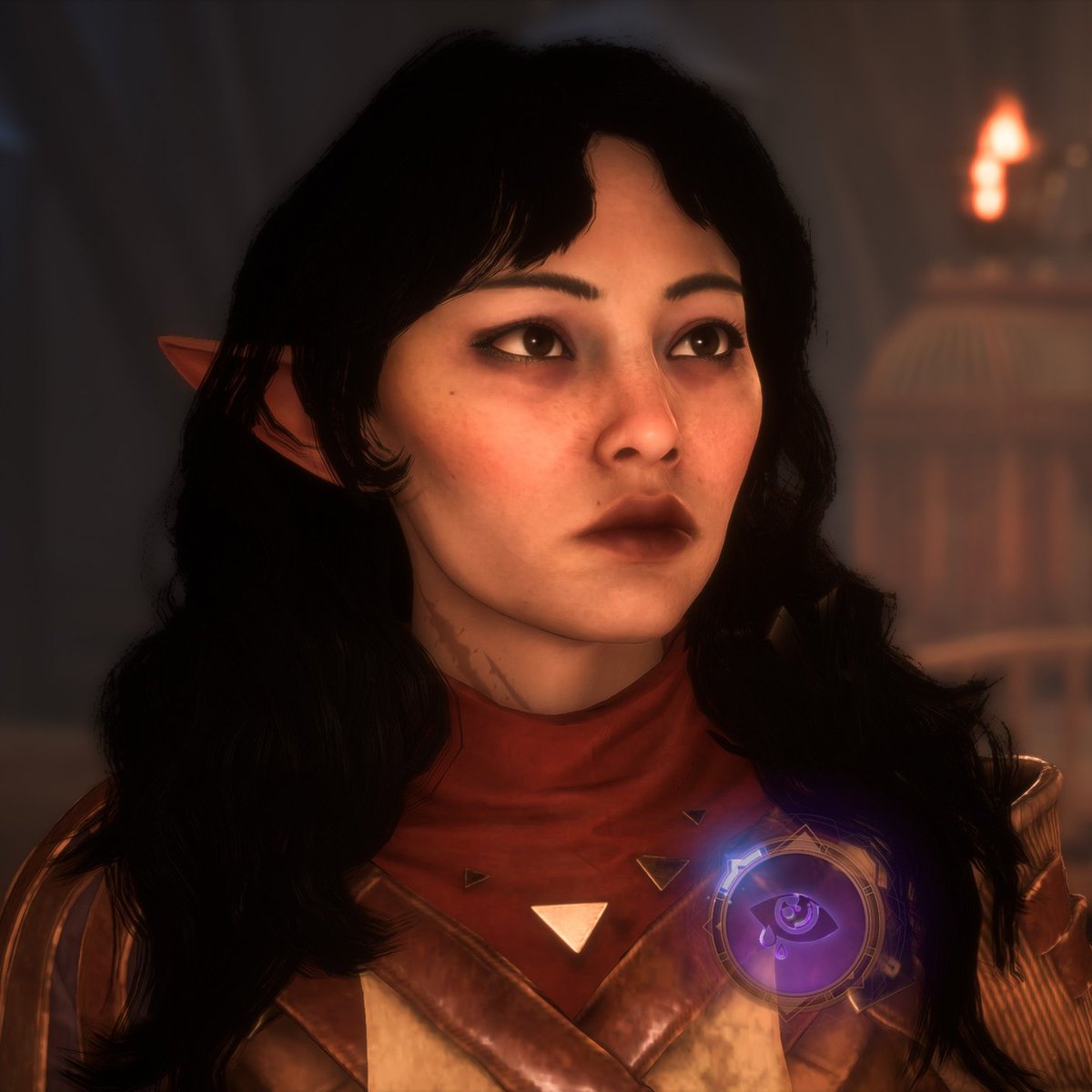 i can't stop staring at my rook like she is SO BEAUTIFUL 😭😭😭truly the prettiest woman in the world to me i'm more obsessed with her than anyone else in the game so far #DragonAgeVeilguard