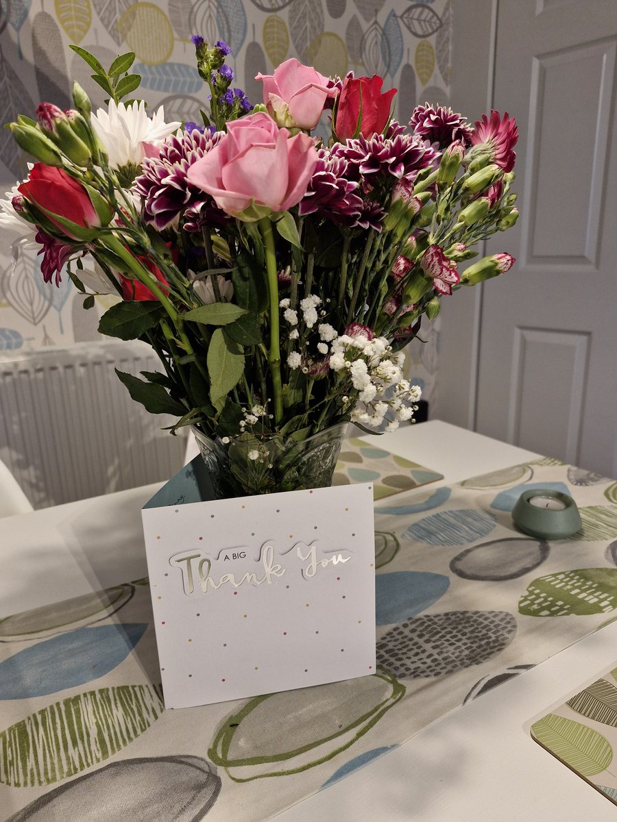 Penny Fatchett-Lawrence (@pennyfatchett) on Twitter photo My first experience of remotely supervising students on a role emerging placement (completely unrelated to my area of practice) and I've been rewarded with lots of new knowledge and some lovely flowers 💐 😊 <a href="/LCHS_Therapy/">Community Therapy</a> My first experience of remotely supervising students on a role emerging placement (completely unrelated to my area of practice) and I've been rewarded with lots of new knowledge and some lovely flowers 💐 😊 <a href="/LCHS_Therapy/">Community Therapy</a>