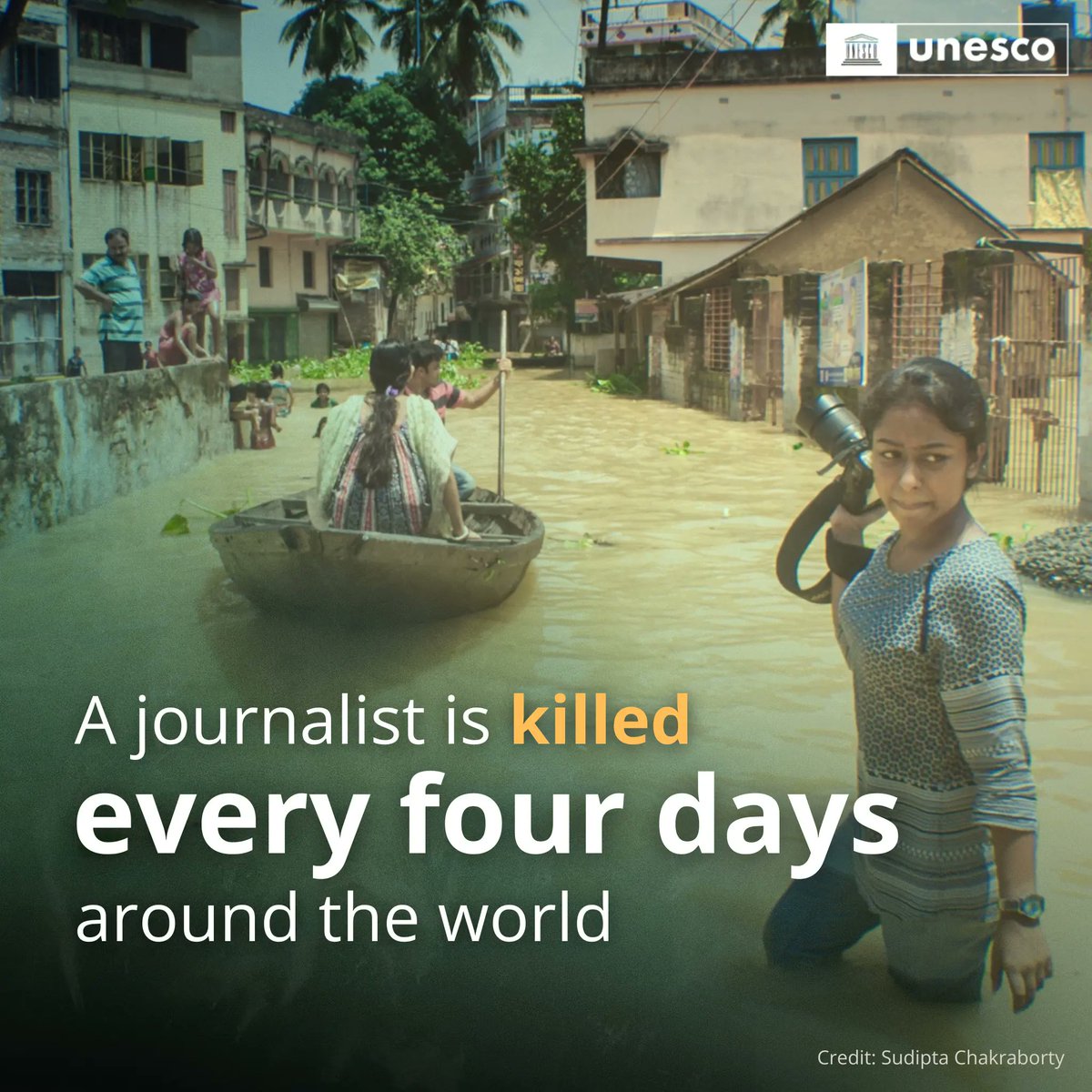 United Nations (@un) on Twitter photo Every 4 days, a journalist is killed.
Most of these murders remain unresolved, perpetuating a cycle of fear & silence.
On Saturday’s #EndImpunity Day, read more about the safety of journalists in the latest <a href="/UNESCO/">UNESCO 🏛️ #Education #Sciences #Culture 🇺🇳</a> report: unesco.org/en/safety-jour… Every 4 days, a journalist is killed.
Most of these murders remain unresolved, perpetuating a cycle of fear & silence.
On Saturday’s #EndImpunity Day, read more about the safety of journalists in the latest <a href="/UNESCO/">UNESCO 🏛️ #Education #Sciences #Culture 🇺🇳</a> report: unesco.org/en/safety-jour…
