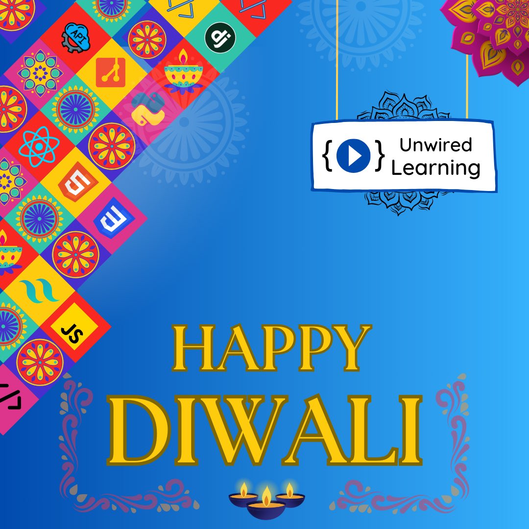 Happy Diwali Folks! 😊

Hey ChatGPT, write a creative Social Media Caption about Diwali Celebration w.r.t Developers. 😅

#UnwiredLearning 💻