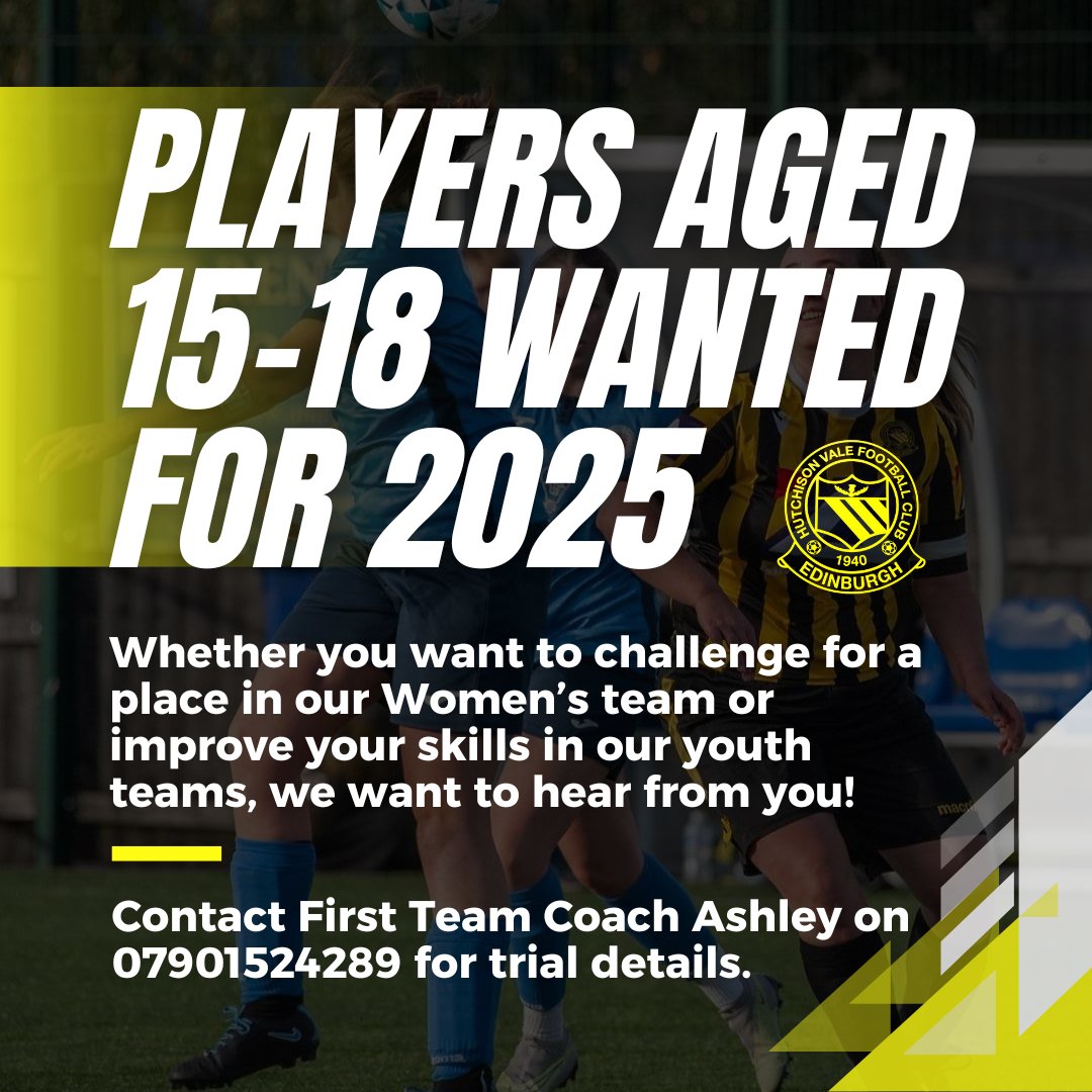 We've always put the development of young players first.

In the last 5 games, our women's first team have played:
🟡2 players aged 16 
🟡3 players aged 18
🟡3 players aged 19-20

So if there's ever a place for you to try to break into a women's team, this is it!