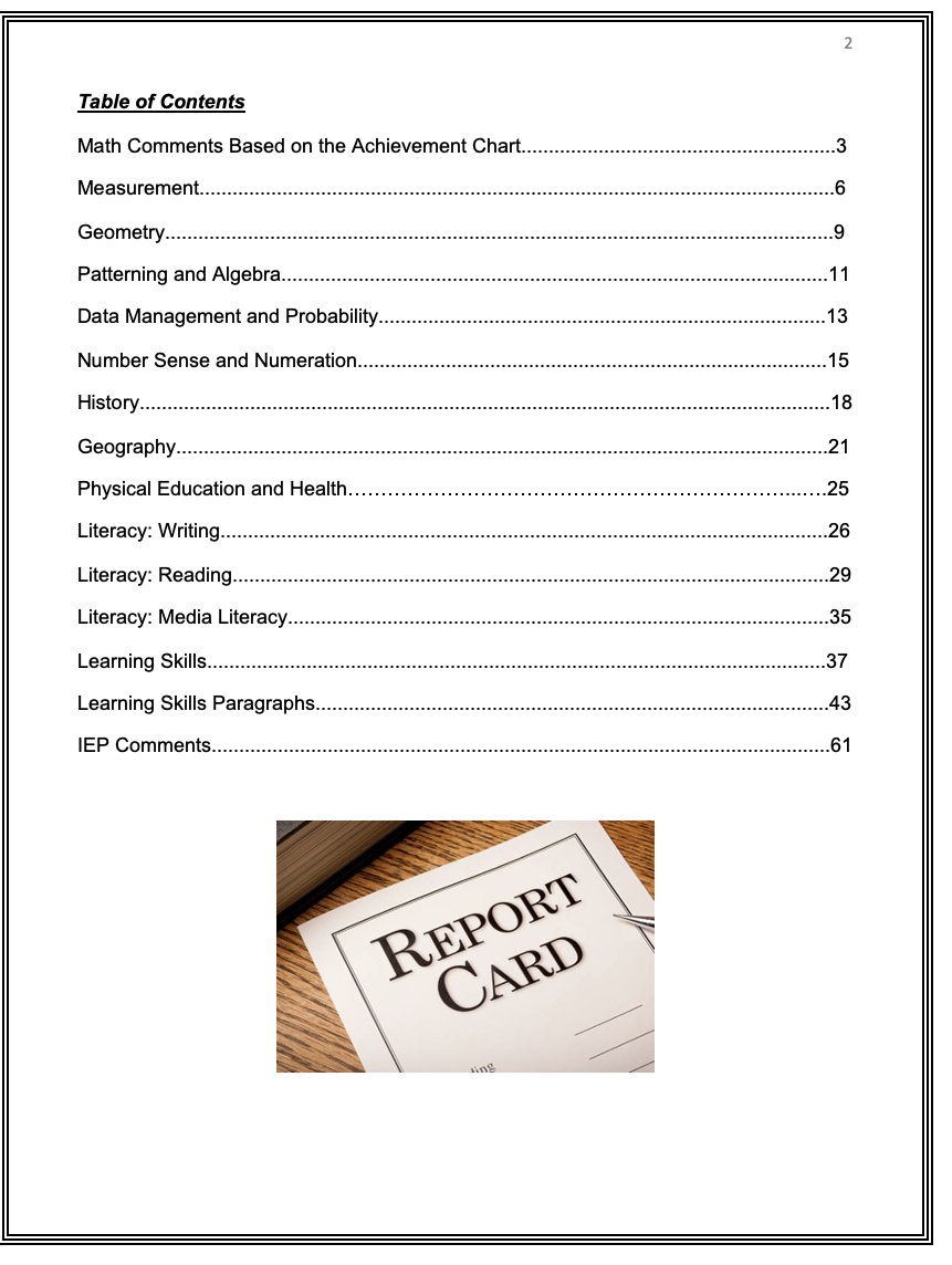 Hundreds of Report Card Comments 2.0 
Why do all of the work when it has already been done for you!
teacherspayteachers.com/Product/Hundre…  #reportcards #reportcardcomments #teacherspayteachers #middleschool