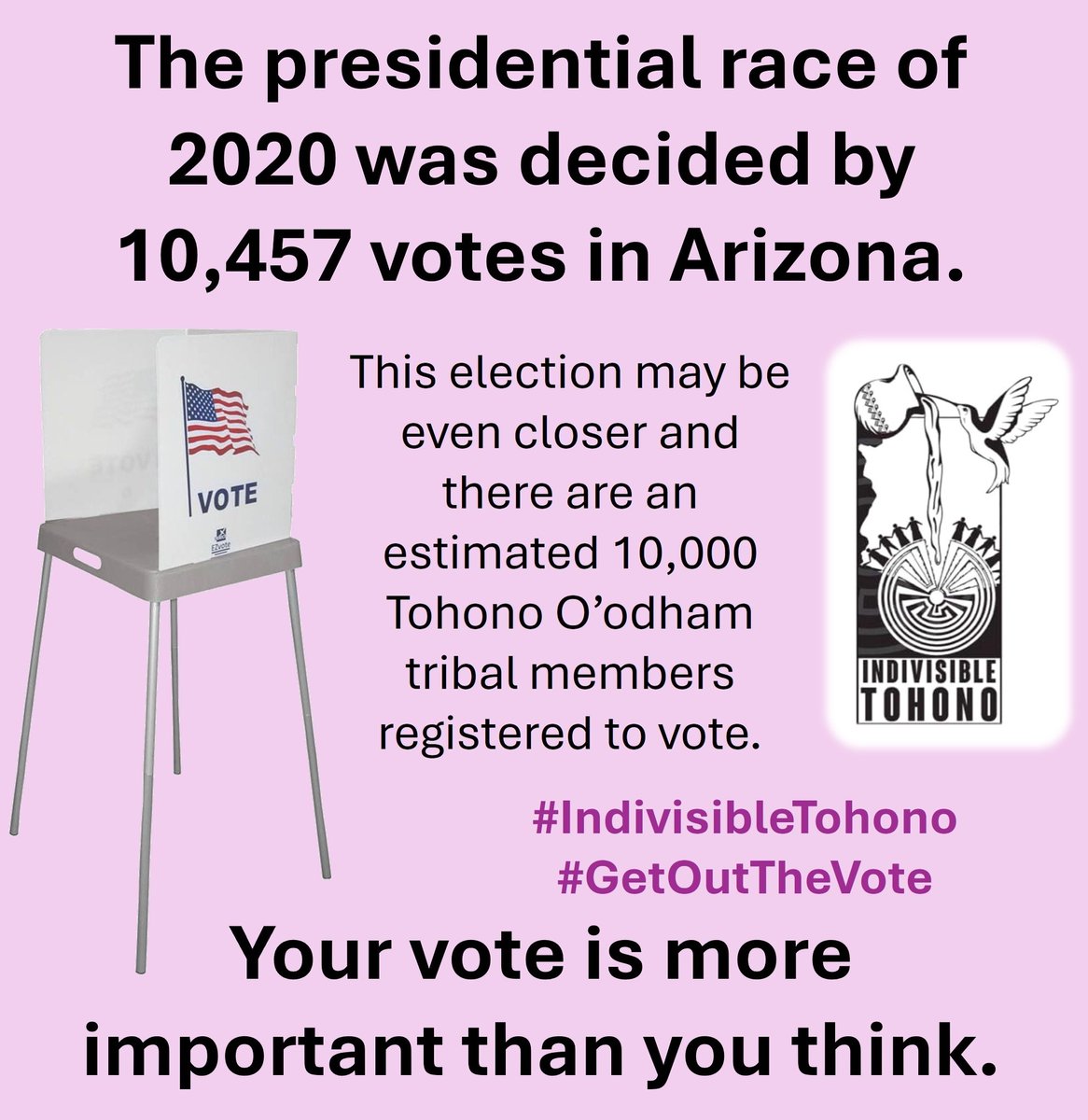 #IndivisibleTohono #GetOutTheVote