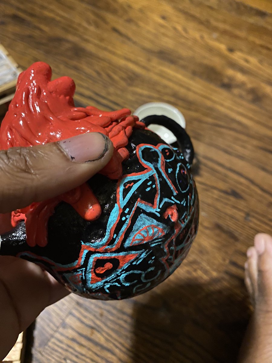 Hey guys! I'm at Furpoc right now and my teaset is in the Art Gallery! Please check it out!