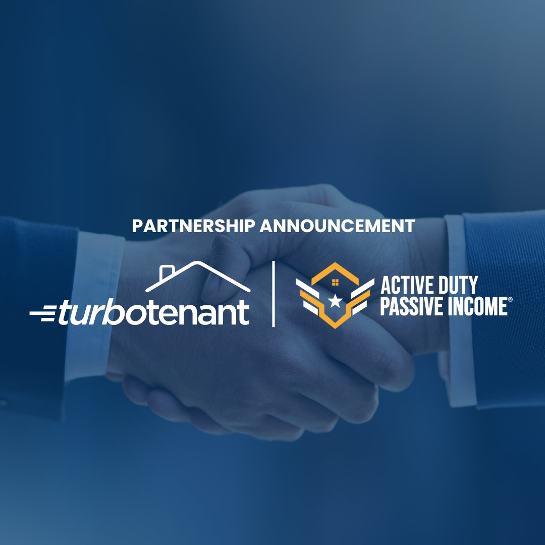 turbotenant's tweet image. We’re thrilled to announce our partnership with @adpassiveincome!

Together, TurboTenant and ADPI are on a mission to equip military members with the tools for financial success through real estate investing. #TurboTenant #ADPI #FinancialFreedom #RealEstate