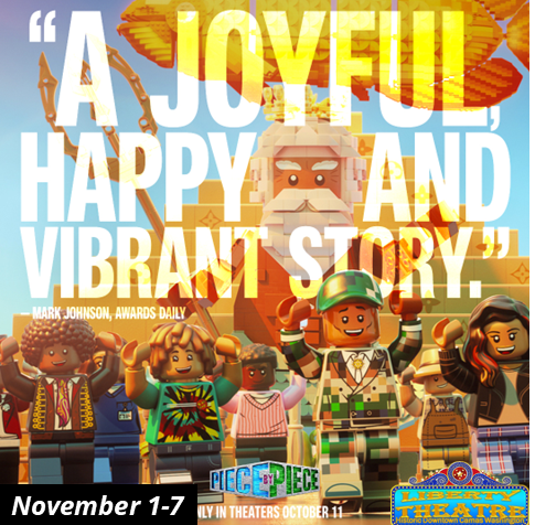 Catch PIECE BY PIECE (PG) <a href="/LibertyCamas/">CamasLibertyTheatre</a> Nov. 1-3, 5-7 a unique cinematic experience that invites audiences on a vibrant journey through the life of cultural icon Pharrell Williams. Times/Tix camasliberty.com/movies/326141-…