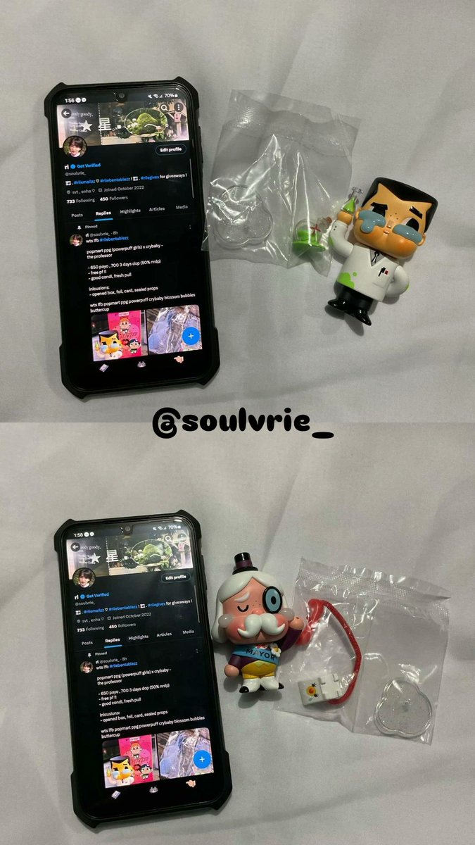 𓂃⋆.˚ wts lfb #riiebentablezz !
💭 popmart powerpuff girls/ppg x crybaby - the professor &amp; mayor

─ prices &amp; inclusions on alt
─ free pf if taking both! 
─ good condi, fresh pull

wts lfb popmart ppg powerpuff girls crybaby mayor professor blossom bubbles buttercup figure