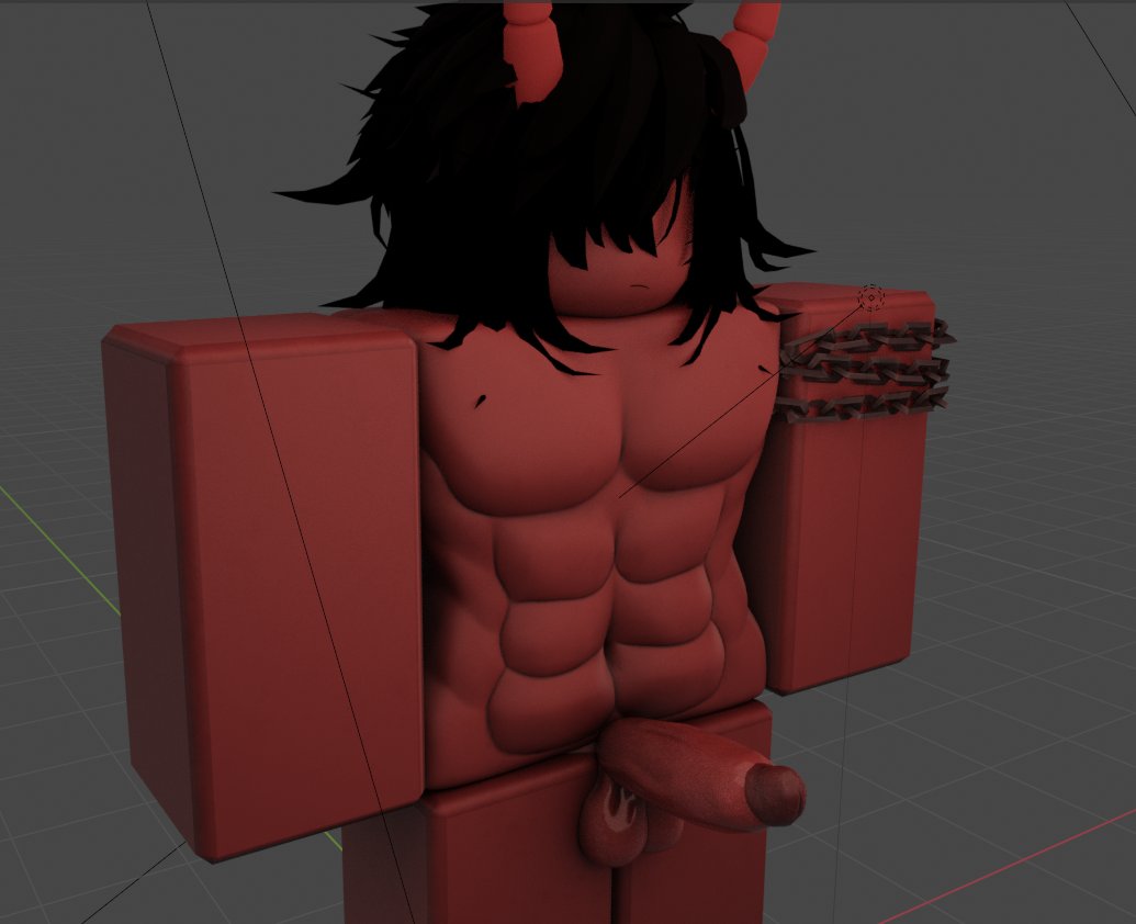 meet my oc, i textured my body and i think it came out well (wip as always)