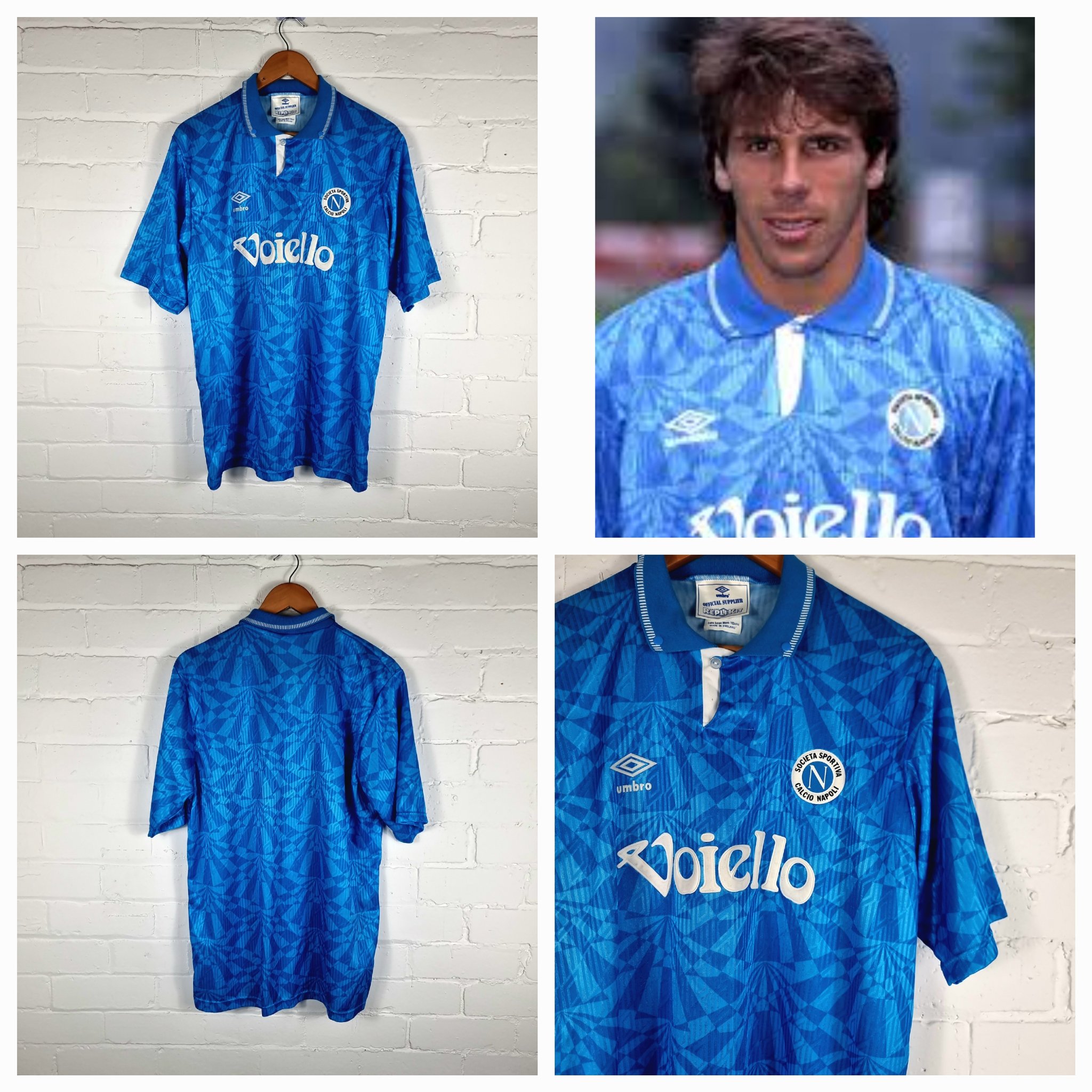 【希少】90s umbro ナポリ napoli 91/93 ユニフォーム Granny's Football Store on X: 