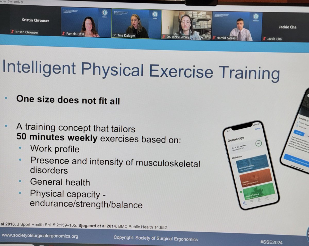 Kristin Chrouser (@chrousermd) on Twitter photo Tina Dalager discusses the use of IPET for improving surgeon ergonomics. #sse24 <a href="/SocSurgErgo/">Society of Surgical Ergonomics</a> Tina Dalager discusses the use of IPET for improving surgeon ergonomics. #sse24 <a href="/SocSurgErgo/">Society of Surgical Ergonomics</a>