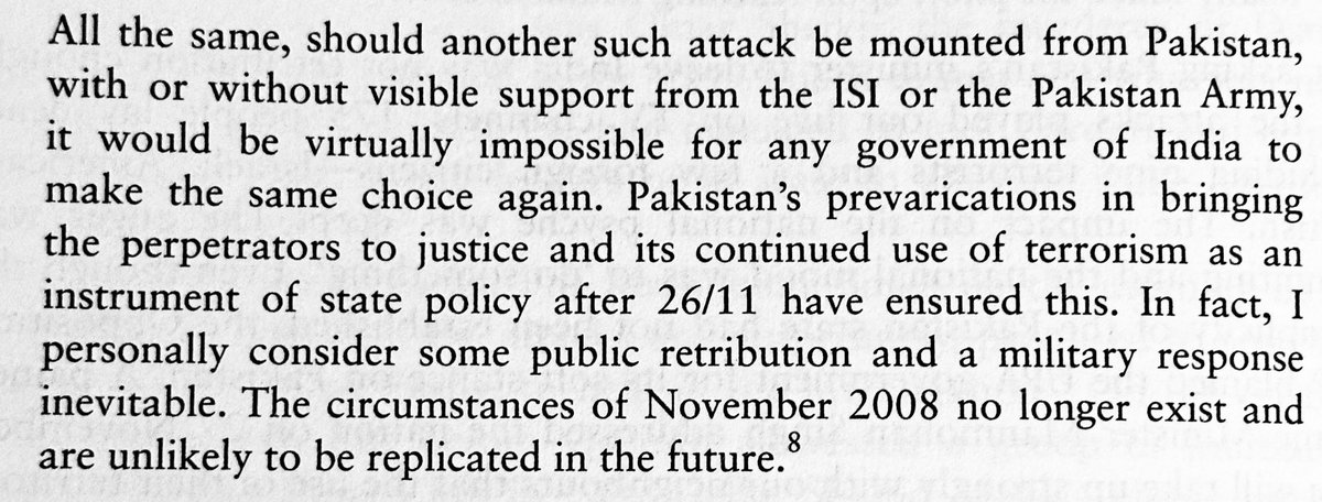 TheAbhilashG's tweet photo. @JhalaZalimSingh @FinestYew @hellfire_81 4. US-India Nuclear Deal was achieved post a lot of diplomatic manoeuvring, and could be jeopardised if matters escalated between India and Pakistan

Menon predicted the inevitability of a kinetic response if such an event were to happen to India: https://t.co/4yvMNRMrxN