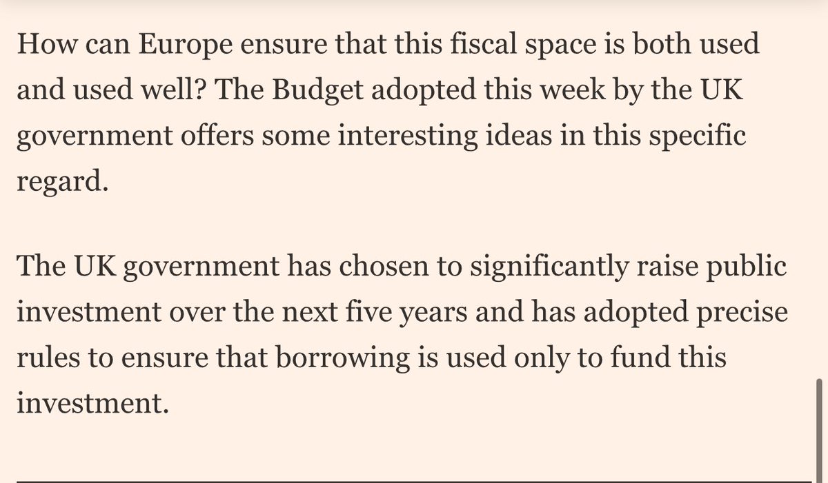 Mij_Europe's tweet photo. This is a massive vote of confidence in @RachelReevesMP Budget plan from Mario Draghi, former head of the ECB https://t.co/aynPj96eHW