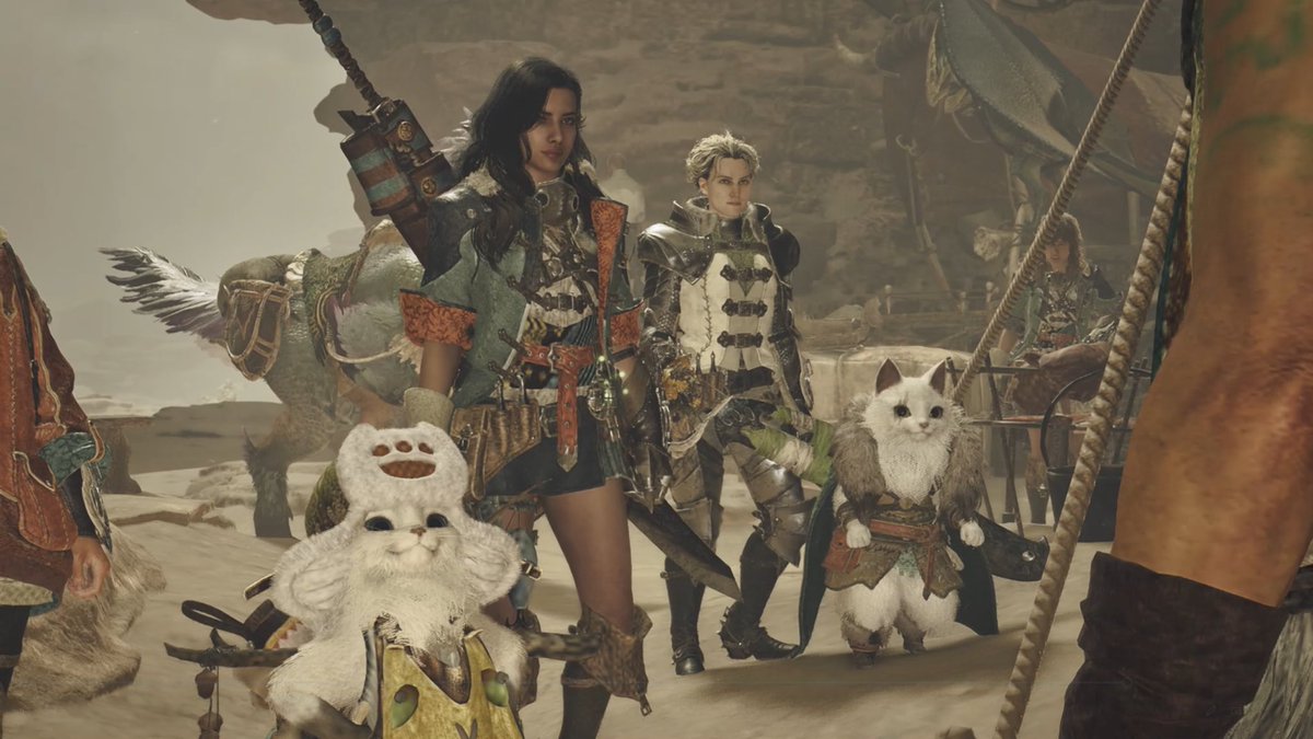 I can’t believe I’m playing Monster Hunter Wilds 😭😭🥰🥰🥹🥹 <a href="/monsterhunter/">Monster Hunter</a>  #MonsterHunterWilds #MHWilds 

Thank you for the beta test <a href="/CapcomUSA_/">Capcom USA</a> I’m loving it so far!! 🗡️