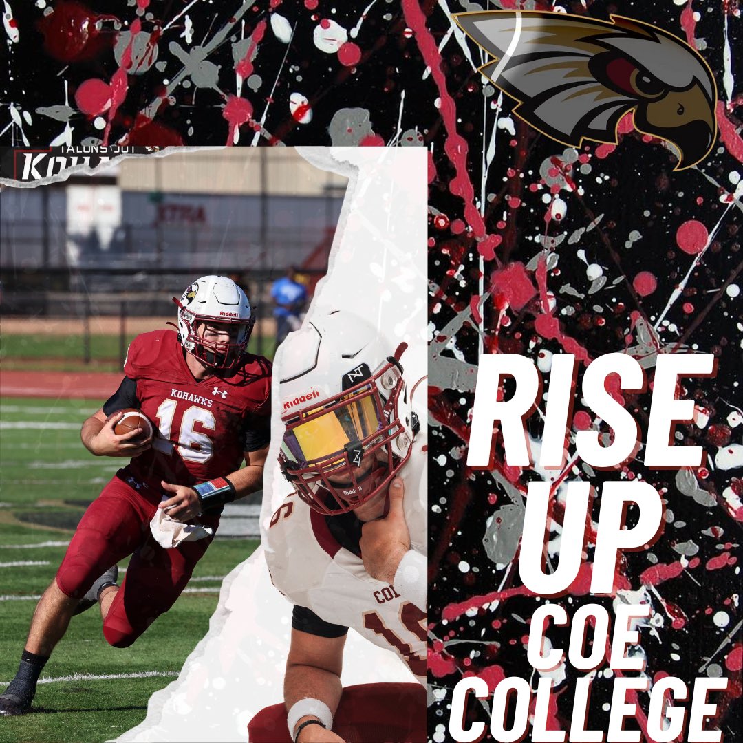 Thank for the love <a href="/Coach_TMcC/">Coach Trevor McConnell</a> <a href="/KohawksFootball/">Coe College Football</a>