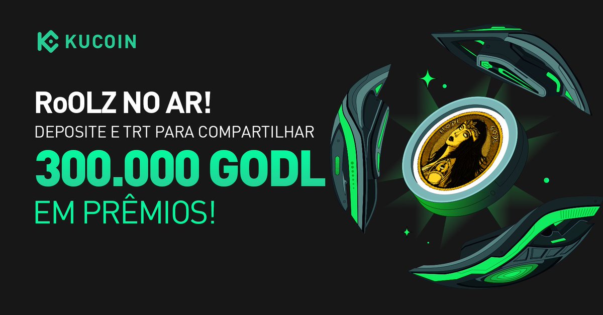 💸 Diga olá para a <a href="/Roolznft/">RoOLZ</a>! Comemore com um prêmio de 300.000 $GODL na #KuCoin! 

📅 Até 10:00 (UTC) / 07:00 (GMT-3) em 5 de novembro de 2024

👉 Saiba mais: t.me/KuCoinPortugue…