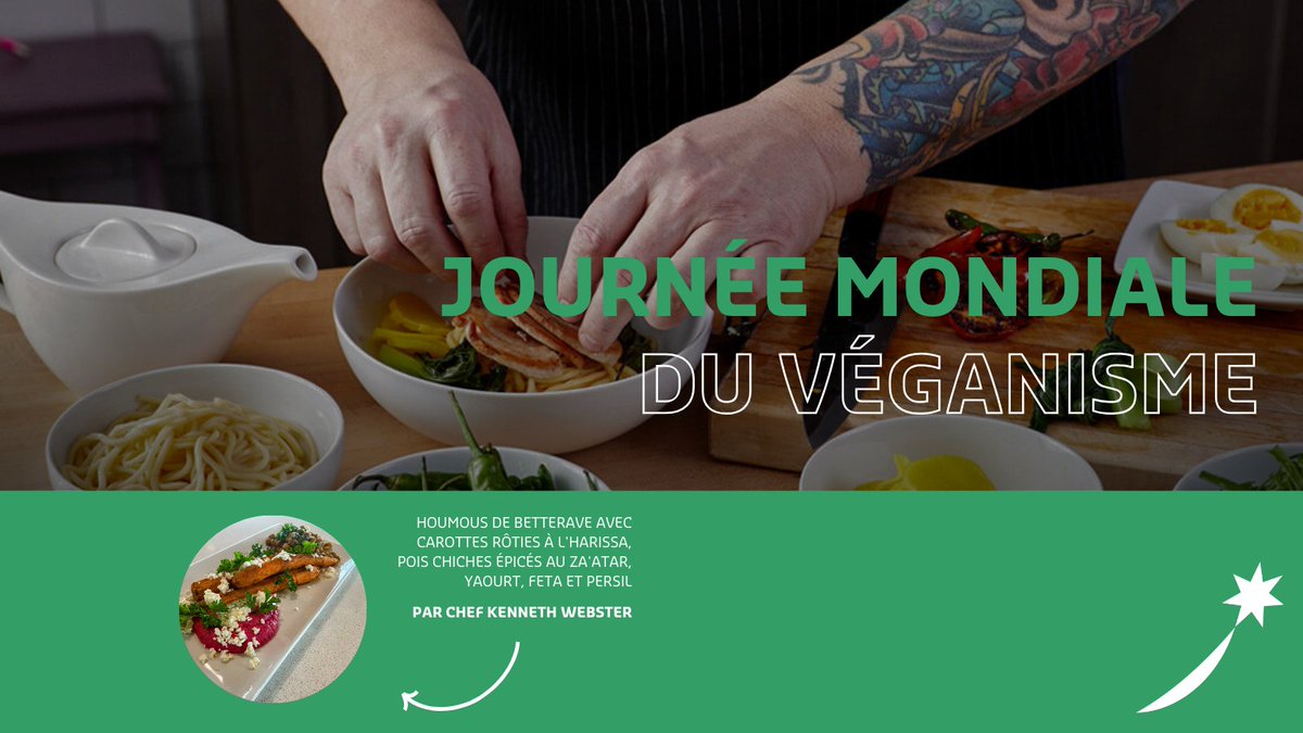 Celebrating #VeganDay with plant-based options! 🌱 Chef Kenneth Webster’s dish shows our commitment.
-
Célébrons la #JournéeDuVéganisme avec des options végétales! 🌱 La création du chef Kenneth Webster montre notre engagement.

More/Plus: bit.ly/3Yu2E4k 

#WorldVeganDay