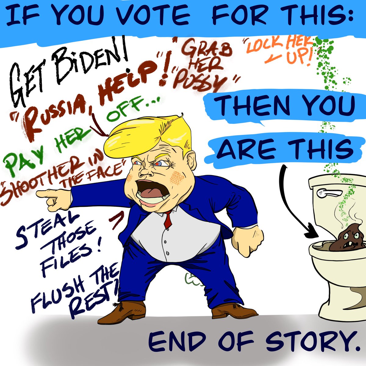 Honestly, it’s this simple:

#KamalaHarris2024 
And some tags so the idiots see:
#MAGA2024 #MAGA_GOP_AreNotJoking #REPUBLICAN #Trump2024 #Trump2024Vance #Trump