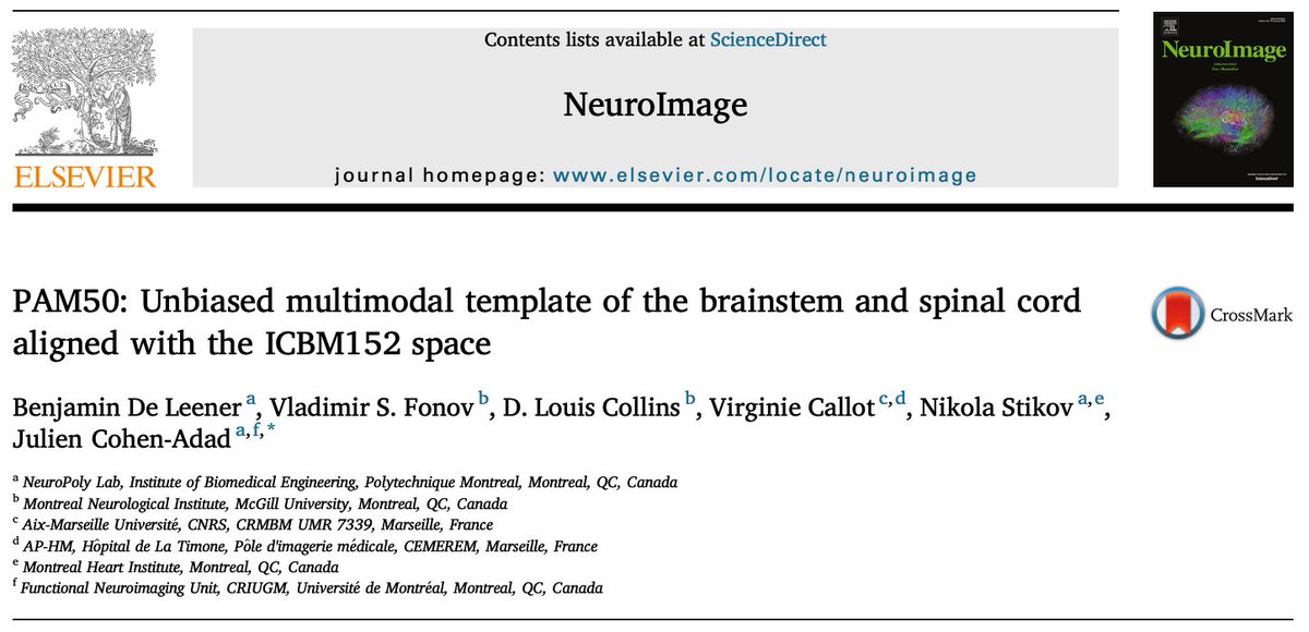 ThomasDagonneau's tweet image. 🚀 Ever heard of the #PAM50 template? In this video, I dive into @BenDeLeener&apos;s article on creating the template.  If you&apos;re inspired to try it, check out @SpinalToolbox! 📊🔧
#SpinalCordResearch #SpinalCord
📺 Watch here: youtube.com/watch?v=iNPNzl…