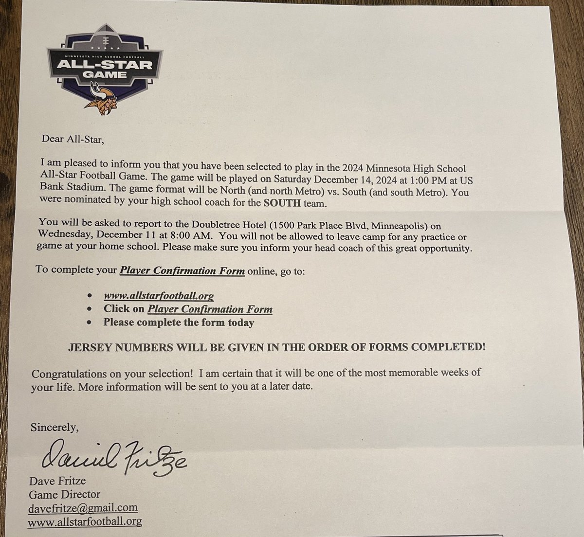 Brock Wyandt (@brockwyandt) on Twitter photo I’m honored to be selected to play in this years MN All-Star game representing Farmington on the South team! Thank you to my coaches and teammates who have helped me get here. <a href="/FHS_tigersfb/">Farmington Football</a> <a href="/tigerfarmington/">Farmington Tigers</a> I’m honored to be selected to play in this years MN All-Star game representing Farmington on the South team! Thank you to my coaches and teammates who have helped me get here. <a href="/FHS_tigersfb/">Farmington Football</a> <a href="/tigerfarmington/">Farmington Tigers</a>