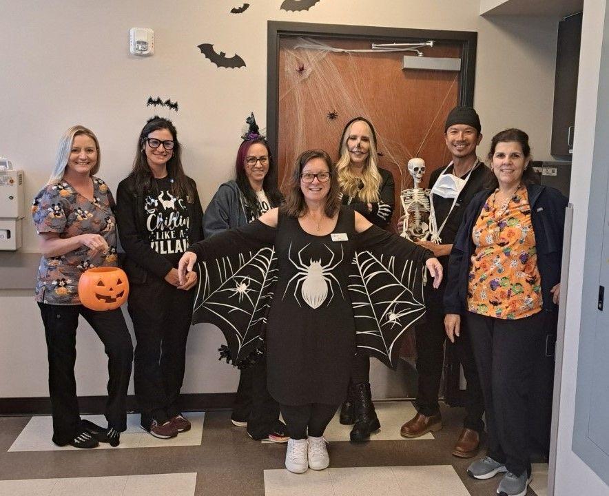 PpoaPartners's tweet photo. Our PPOA family brought the Halloween spirit to life yesterday with spooky costumes and themed decorations, they went all out to celebrate together. We hope everyone enjoyed a safe and happy Halloween filled with treats, laughter, and a touch of spookiness!

#Halloween2024 https://t.co/w5zMKJPcjk