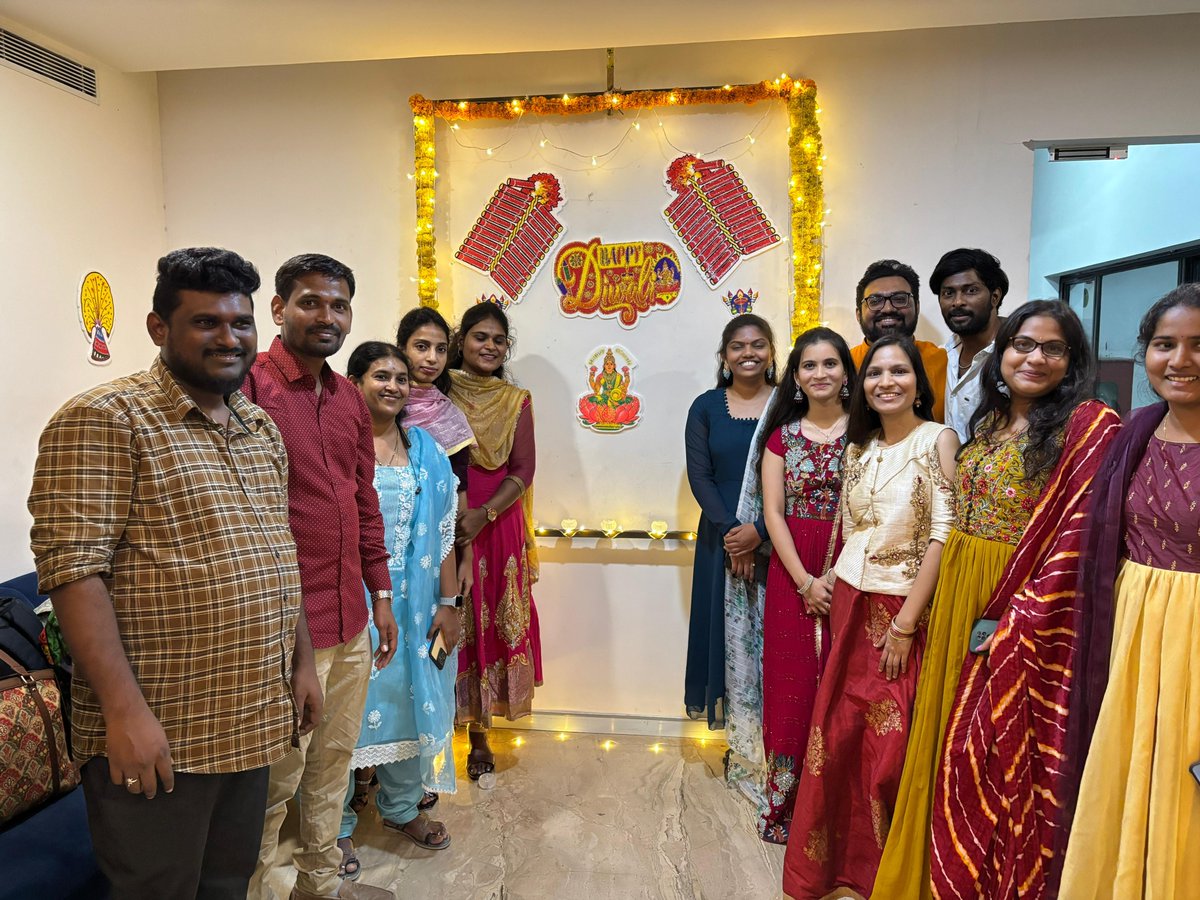 TekgenceINC's tweet photo. Reflecting on an Incredible #DiwaliCelebration2024 at #tekgence! 

From vibrant decor to shared laughter and festive treats, our #Diwali celebration was filled with energy and joy! 

A big thank you to our amazing team for bringing their festive spirit and making it truly special https://t.co/o1dM879rwn