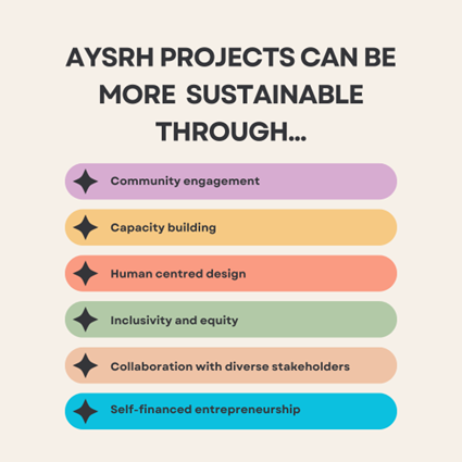 Did you miss the NextGen RH Community of Practice September General Meeting, or want to go back to key points from our discussion on sustainability in AYSRH programming? Find meeting notes on our Community of Practice webpage! hubs.ly/Q02WFlLT0
