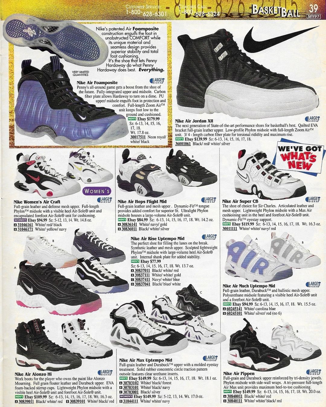 Eastbay 1997年サマーカタログ NIKE Eastbay Archive | Rock Bottom Prices‼️ Limited Sizes