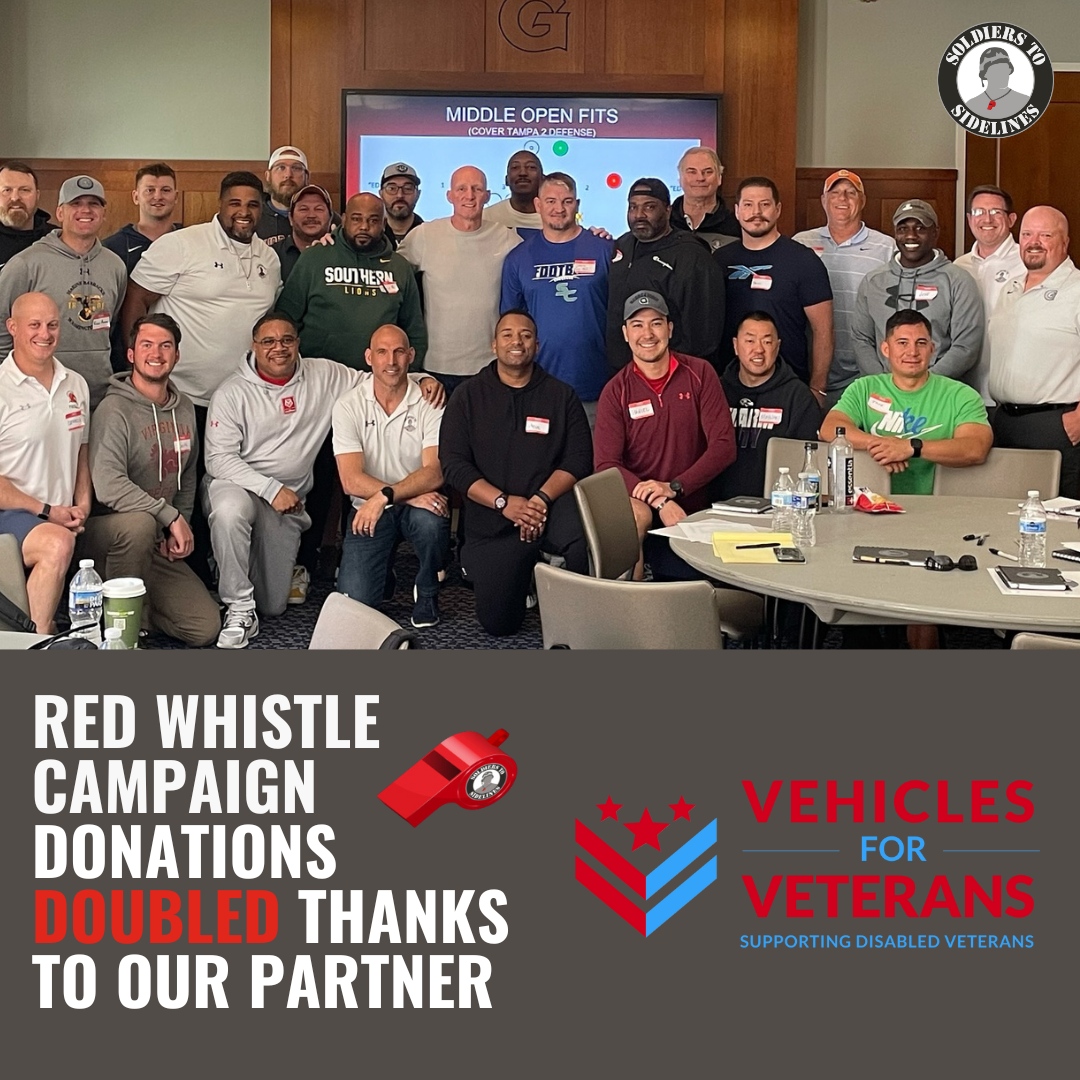 November is National Veterans and Military Families Month and at STS we are kicking off the Red Whistle Campaign, spotlighting how our Soldier Coaches are continuing their service through coaching and mentorship in their communities.

Help us reach more Veterans and make an ev...