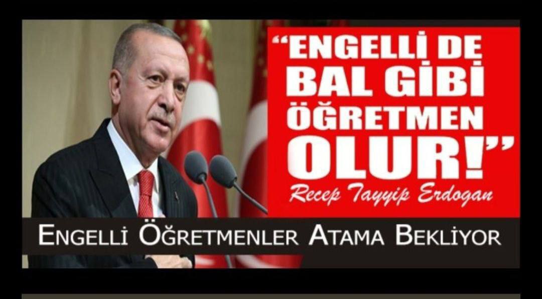 <a href="/memetsimsek/">Mehmet Simsek</a> Engelsiz yarınlar için  2500 engelli öğretmen olarak atanmak istiyoruz.

#EngelliÖğretmenTakvimi