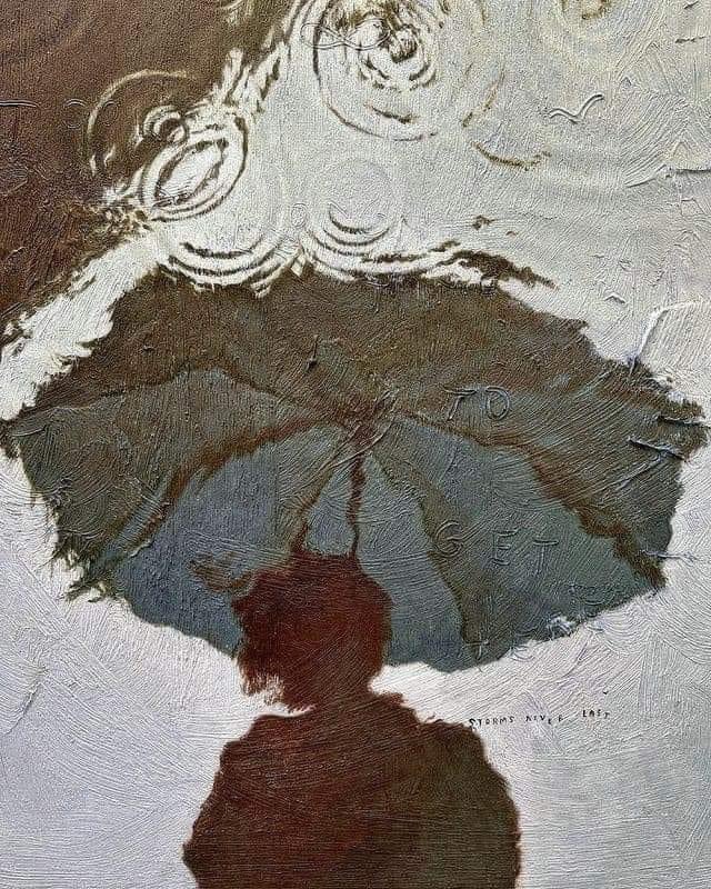 Storms Never Last
Friedrich Kunath(German, born 1974)
Oil on Canvas.