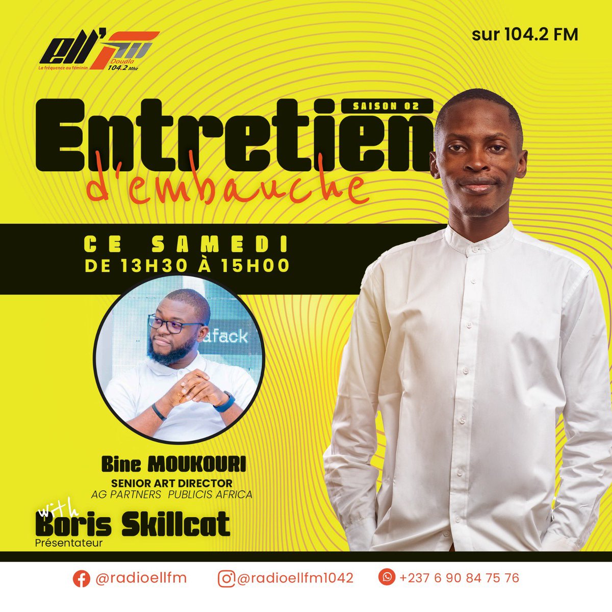 This gonna be fiiiire… <a href="/BineMoukouri/">Tonton Biné</a> pense que je veux l’interviewer en pro alors que je veux lui soutirer tous les secrets de sa puissance créative.

Rdv demain 13h30 sur la radio EllFm et plus tard sur YouTube et le canaux de podcast