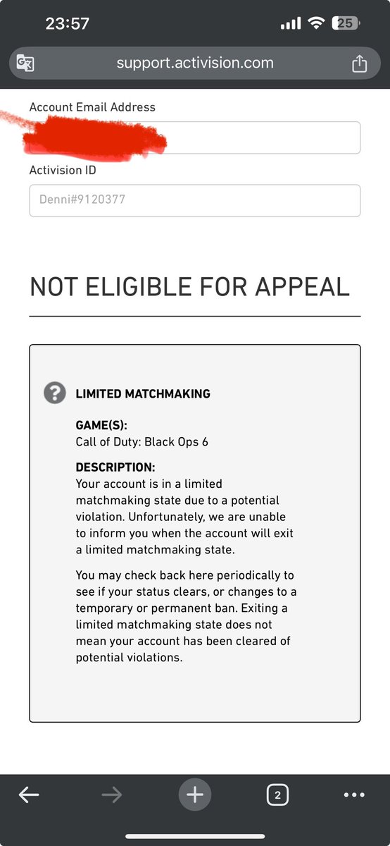 DeAugustoo's tweet photo. @CODUpdates And what about a issue when you put legit players in shadowban lobbys for 7 days and don't check anything???? Just over and over again https://t.co/y5jGRmNOSm