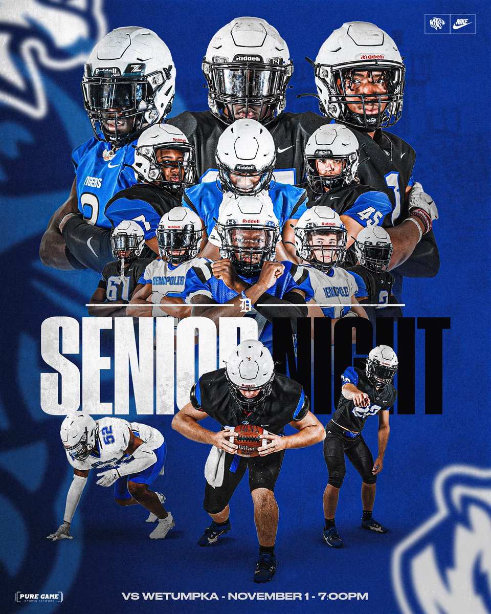 SENIOR NIGHT AT TIGER 
STADIUM!! COME OUT TONIGHT 
AND PACK THE STANDS FOR SENIOR NIGHT!!  #blueheatfamily  #BlueHeat