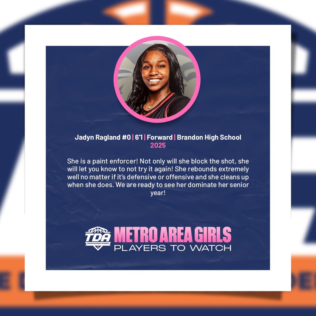 Get to know some of the amazing talent from our Metro Area Girls Players To Watch List! ⬇️

Jadyn Ragland (<a href="/jadynragland0/">Jadyn Ragland</a> ) | Brandon High School 2025
