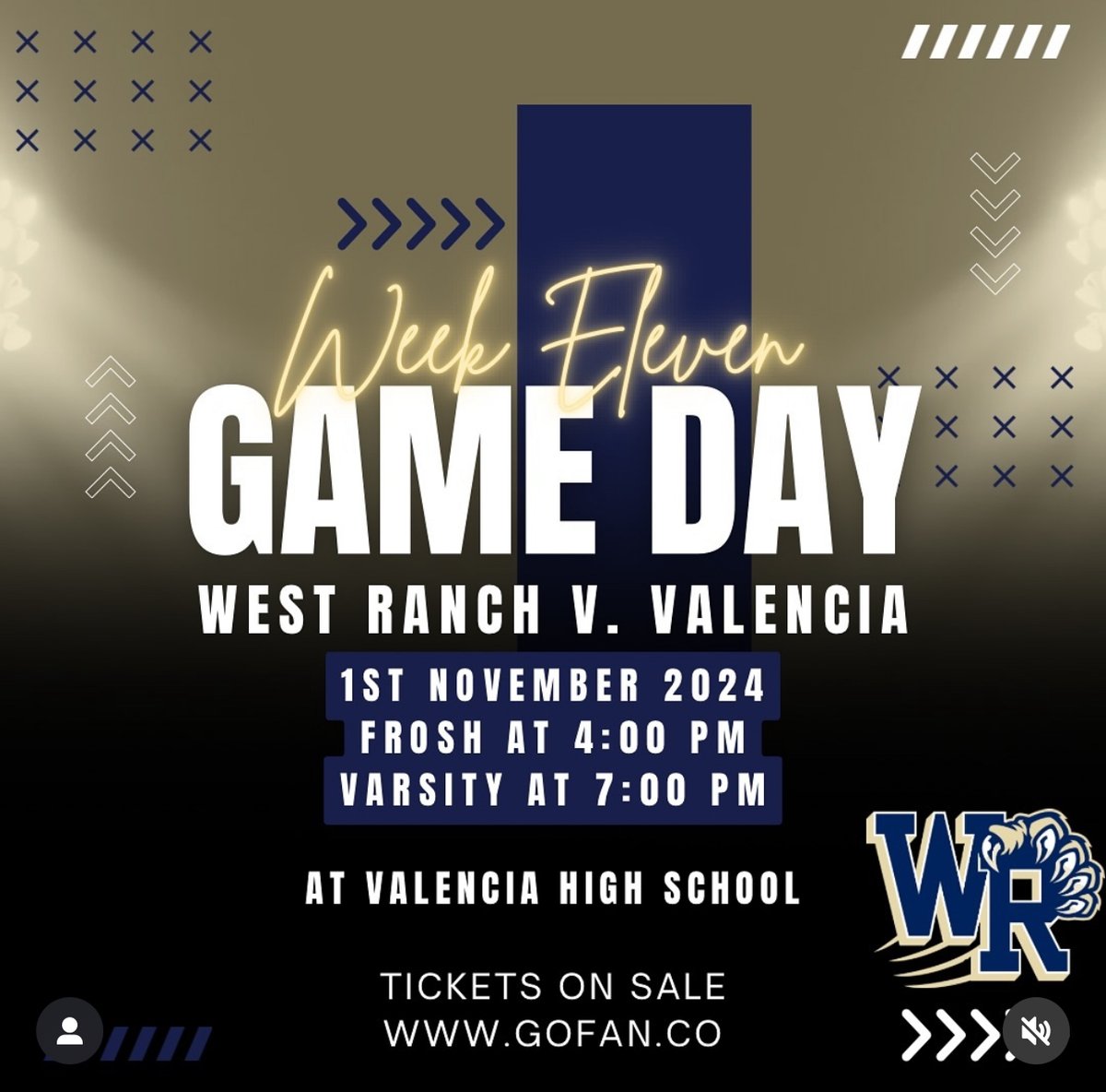 West Ranch Football (@westranchfb) on Twitter photo 🚨 Game Day! 🚨
🆚<a href="/VHSVikingsFB/">Valencia Vikings Football</a>
🕓4pm and 🕖7pm
📍Valencia HS
🏈🔵🟡‼️
<a href="/WestRanchFB/">West Ranch Football</a> <a href="/wrhs_pack/">West Ranch Pack</a> <a href="/WestRanchASB/">West Ranch ASB</a> <a href="/WestRanchCheer/">West Ranch Cheer 📣</a> <a href="/WRHS_Athletics/">West Ranch High School Athletics</a> 🚨 Game Day! 🚨
🆚<a href="/VHSVikingsFB/">Valencia Vikings Football</a>
🕓4pm and 🕖7pm
📍Valencia HS
🏈🔵🟡‼️
<a href="/WestRanchFB/">West Ranch Football</a> <a href="/wrhs_pack/">West Ranch Pack</a> <a href="/WestRanchASB/">West Ranch ASB</a> <a href="/WestRanchCheer/">West Ranch Cheer 📣</a> <a href="/WRHS_Athletics/">West Ranch High School Athletics</a>