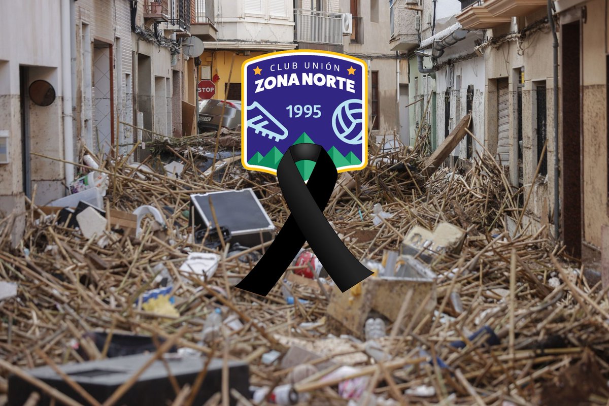 cuzonanorte's tweet photo. Desde el Club queremos hacer llegar nuestro más profundo pésame a los familiares de las víctimas de las recientes inundaciones y expresar nuestra consternación y solidaridad a todos los afectados. 

#Fuerza 💪 https://t.co/2GVC0meh2A