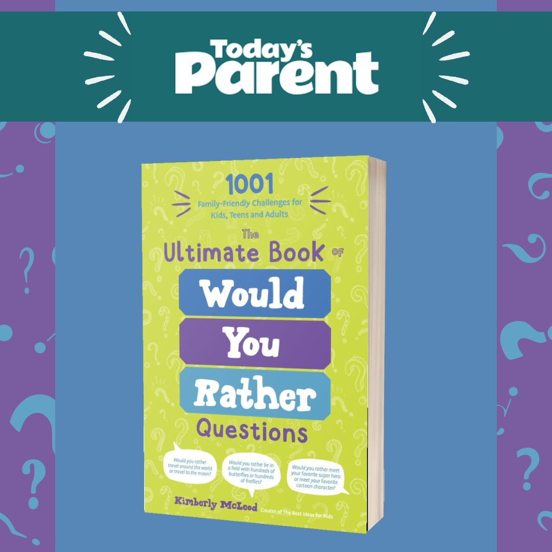 . <a href="/Todaysparent/">Today's Parent</a> features Kimberly McLeod's (<a href="/bestideasforkid/">Best Ideas for Kids</a>) new book THE ULTIMATE BOOK OF WOULD YOU RATHER QUESTIONS on-sale now 

buff.ly/4hoDTiG