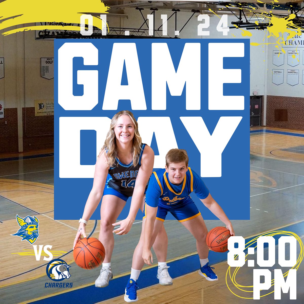 🏀GAMEDAY🏀
🆚 Briar Cliff University Chargers 
⏱️ 8:00 pm 
📍Sioux City, Iowa
📹gpacnetwork.com/bcuchargers/
📈bethanyswedes.com/sports/wbkb/20…
